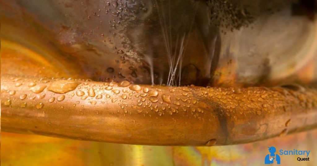 Pinhole Leak in Copper Pipe